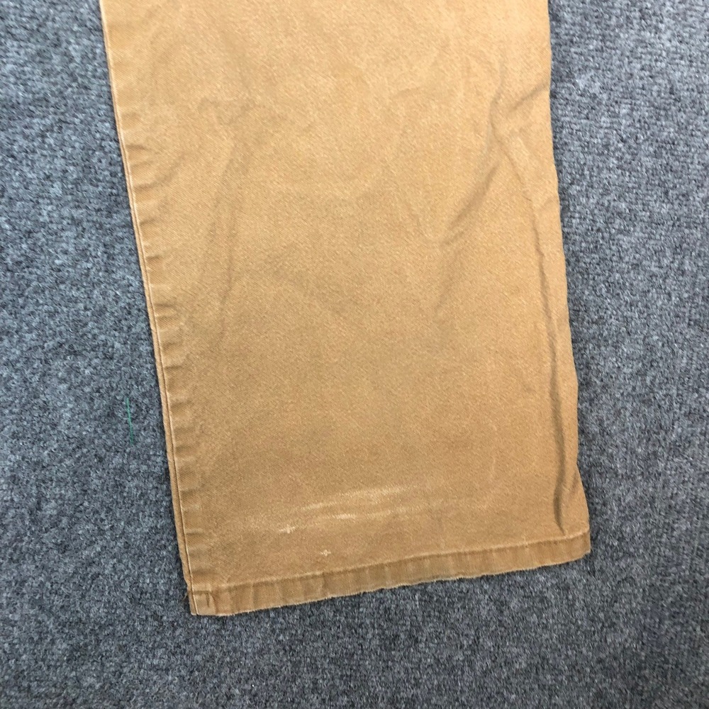 Genuine Dickies Men Carpenter Pant 40x30 Brown Duck Canvas Utility Work Trousers - Picture 10 of 11